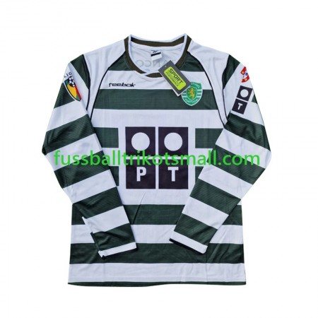 Fußballtrikots Sporting Lissabon 2001-2003 Retro Langarm Heimtrikotsatz kaufen Fußballtrikots Sporting Lissabon 2001-2003 Retro Langarm Heimtrikotsatz kaufen
